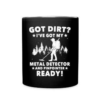 Dirt Fishing - Full Colour Mug - black - Front