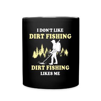 Dirt Fishing Probes - Full Colour Mug - black - Front