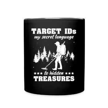 Dirt Fishing Detectorists - Full Colour Mug - black - Front