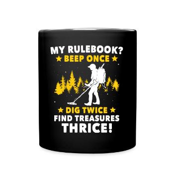 Dirt Fishing Probes - Full Colour Mug - black - Front