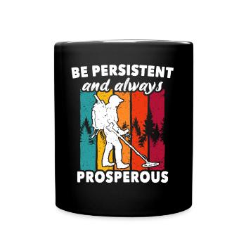 Dirt Fishing Metal Detector - Full Colour Mug - black - Front