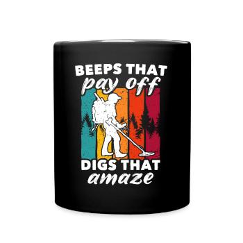 Dirt Fishing Probes - Full Colour Mug - black - Front