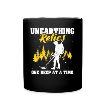 Dirt Fishing - Full Colour Mug - black - Front