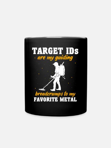 Metalldetektor - Tasse einfarbig - Schwarz