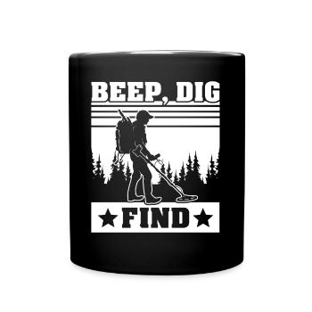 Dirt Fishing - Full Colour Mug - black - Front