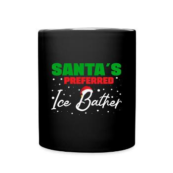 Baigneur de glace préféré à l'eau glacée et baigneur de glace - Mug uni - noir - Devant