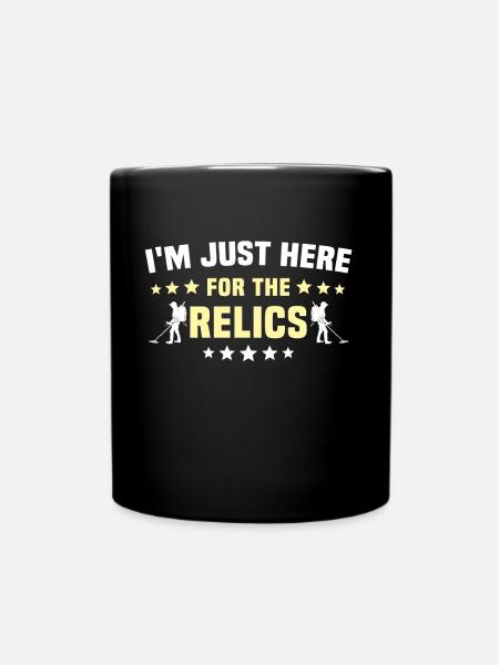 Reliktesucher Sondeln - Tasse einfarbig - Schwarz