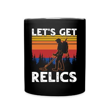 Recherche de reliques de détecteurs de métaux - Mug uni - noir - Devant