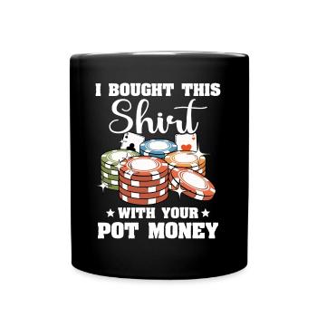 Poker Joueurs de poker - Mug uni - noir - Devant