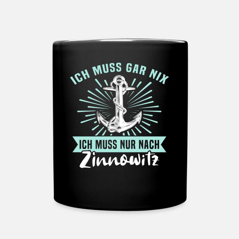 Zinnowitz Sprüche - Tasse einfarbig - Schwarz