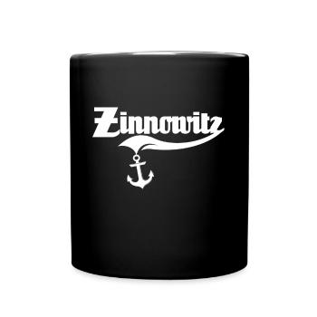 Zinnowitz Sprüche - Tasse einfarbig - Schwarz - Vorne