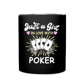 Poker Joueurs de poker - Mug uni - noir - Devant