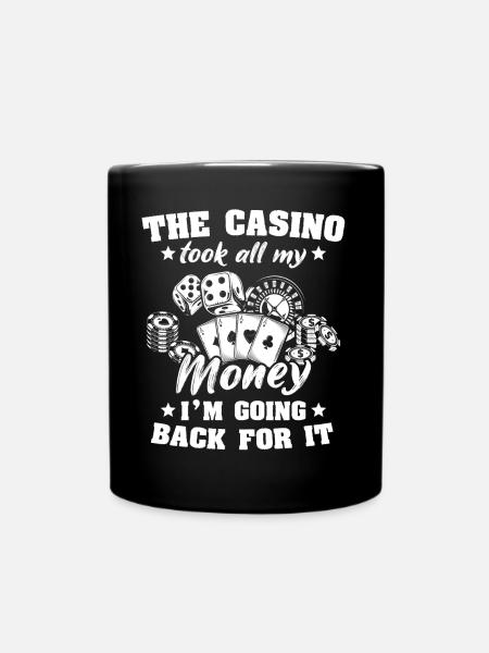 Casino Casino Players - Full Colour Mug - black