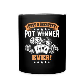Casino Jeu de casino - Mug uni - noir - Devant