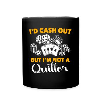 Casino Jeu de casino - Mug uni - noir - Devant