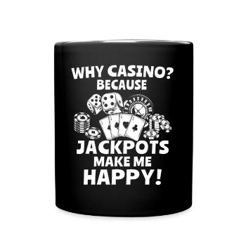 Casino - Full Colour Mug - black - Front