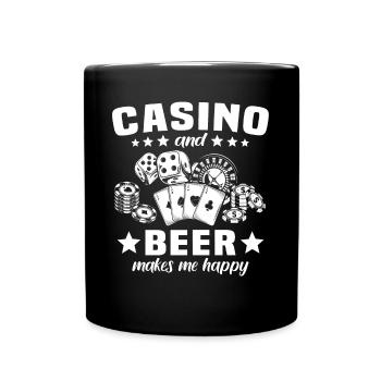 Casino Gambling - Full Colour Mug - black - Front