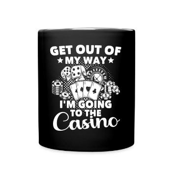 Casino - Mug uni - noir - Devant
