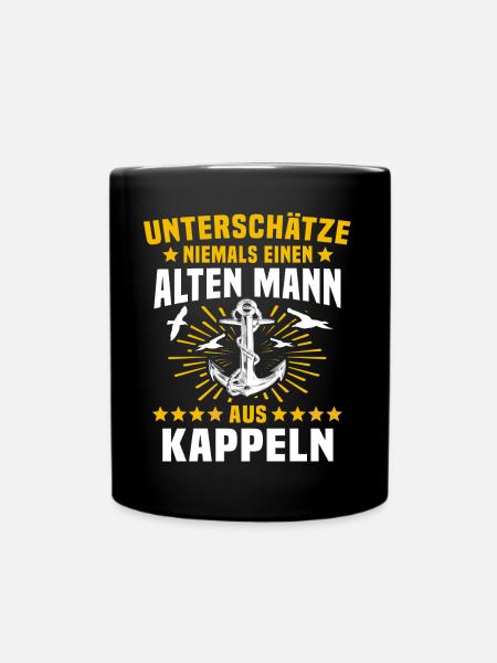 Kappeln Unterschätze Kappelner Mann - Tasse einfarbig - Schwarz
