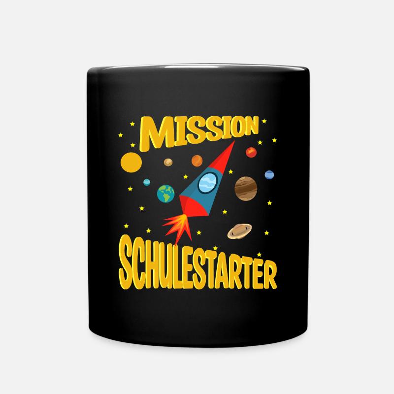 Bye Kindergarten Schultüte Kita Abgänger Junge - Tasse einfarbig - Schwarz