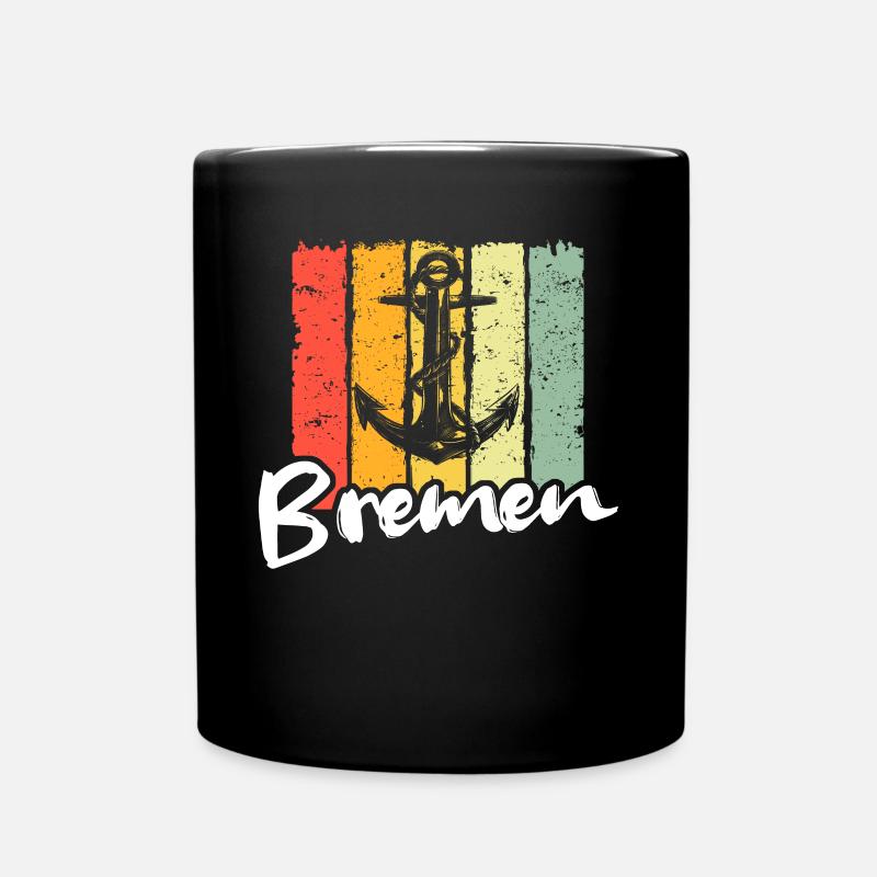 Bremen Sprüche Bremer - Tasse einfarbig - Schwarz