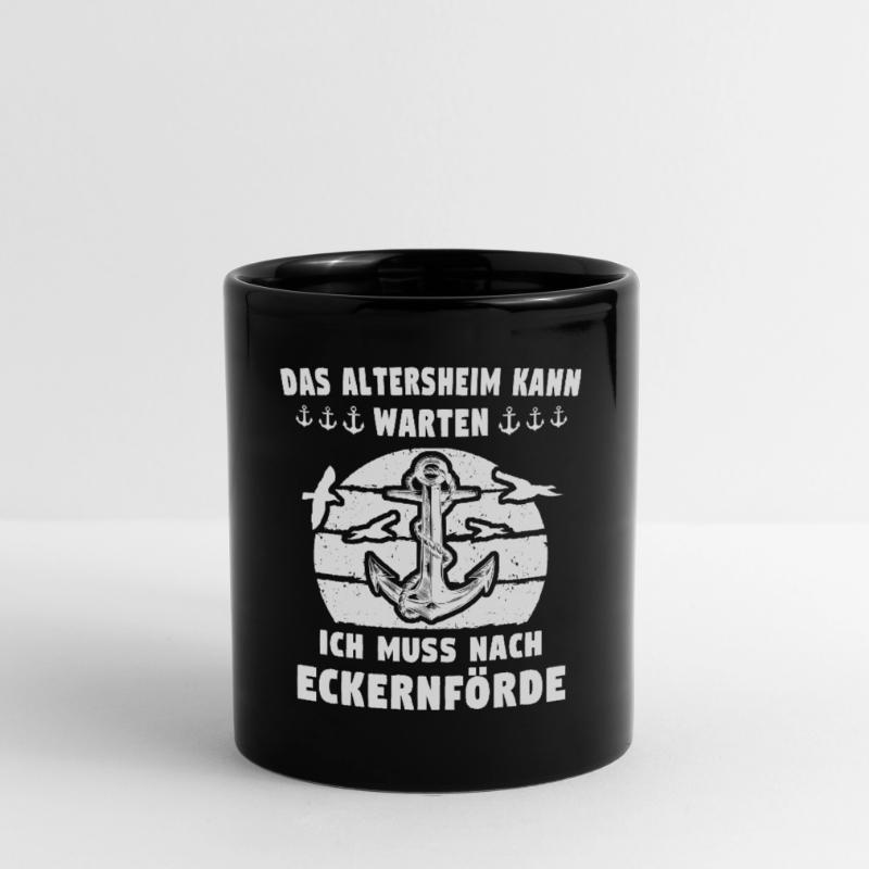 Eckernförde Sprüche Eckernförder Spruch Tasse einfarbig