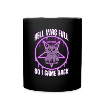 L’enfer était plein alors je suis revenu - Lifeerror - Mug uni - noir - Devant
