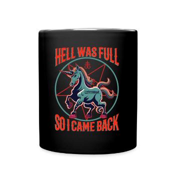 L’enfer était plein alors je suis revenu - Lifeerror - Mug uni - noir - Devant