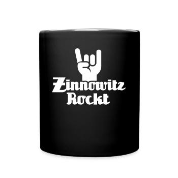 Zinnowitz Sprüche - Tasse einfarbig - Schwarz - Vorne