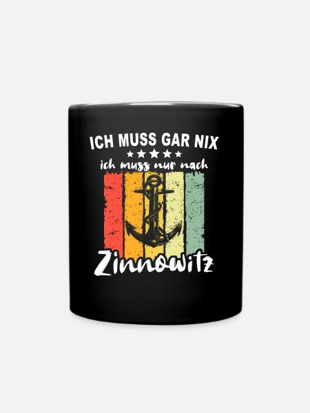 Zinnowitz Sprüche - Tasse einfarbig - Schwarz