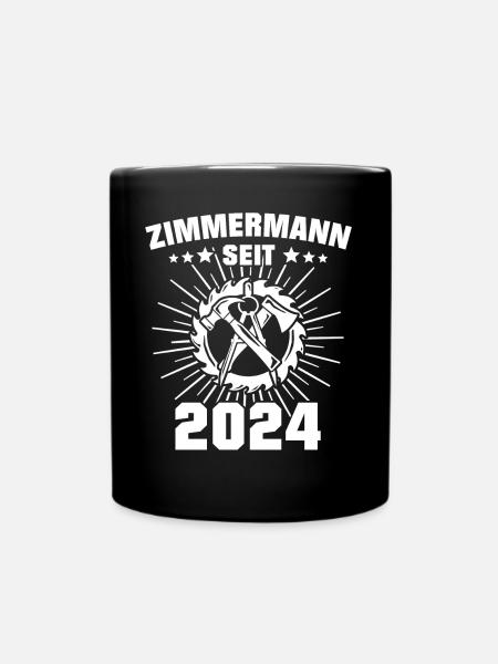 Zimmermann 2024 Zimmerer - Tasse einfarbig - Schwarz