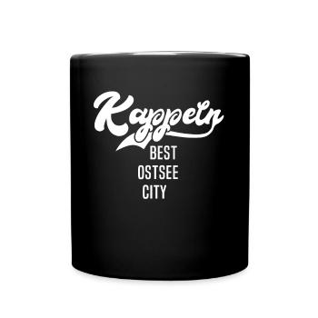 Kappeln Kappelner - Tasse einfarbig - Schwarz - Vorne