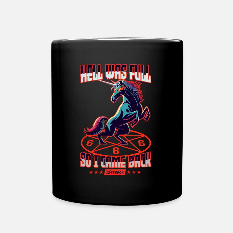L’enfer était plein alors je suis revenu - Lifeerror - Mug uni - noir