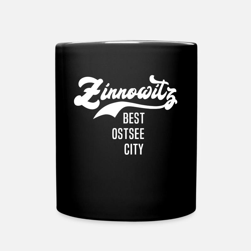 Zinnowitz Zinnowitzer - Tasse einfarbig - Schwarz