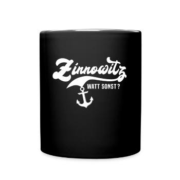 Lustige Zinnowitz Sprüche - Tasse einfarbig - Schwarz - Vorne