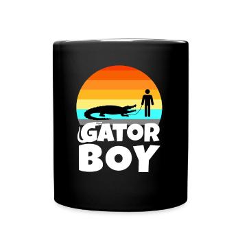 Gator Boy - Tasse einfarbig - Schwarz - Vorne