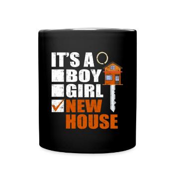 It's A New House - Full Colour Mug - black - Front