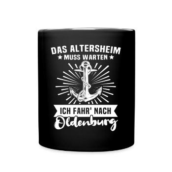 Oldenburg Oldenburger - Tasse einfarbig - Schwarz - Vorne