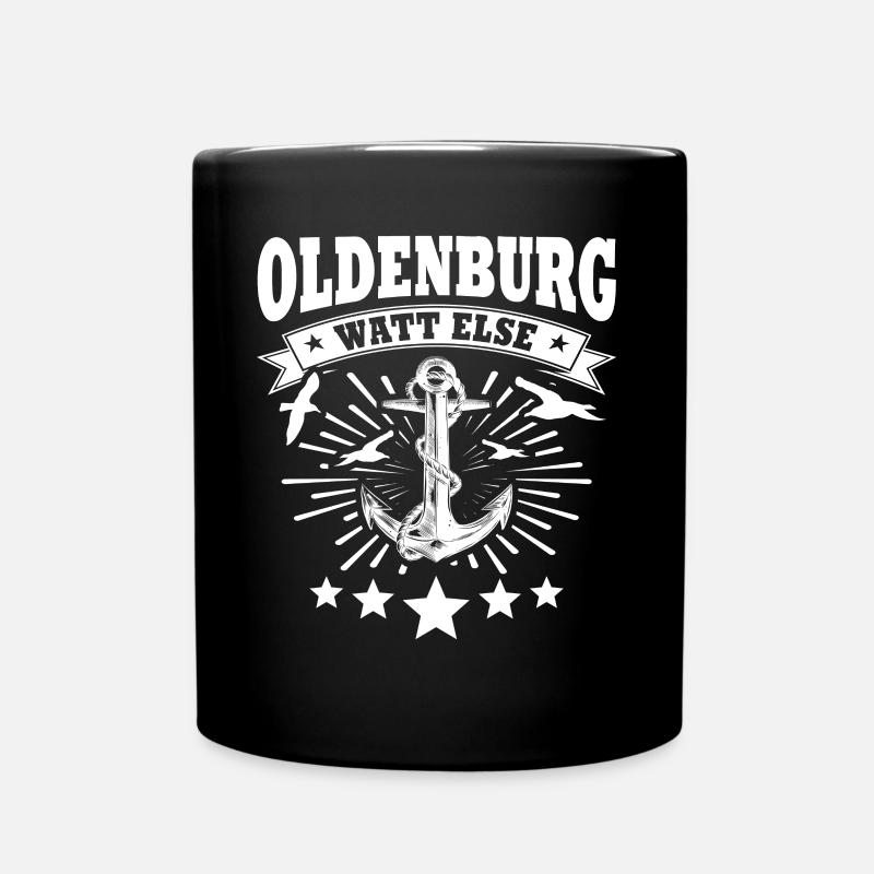 Oldenburg Oldenburger - Tasse einfarbig - Schwarz