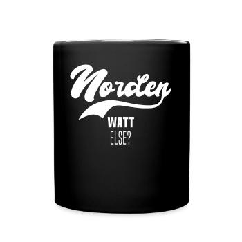 Norden - Tasse einfarbig - Schwarz - Vorne