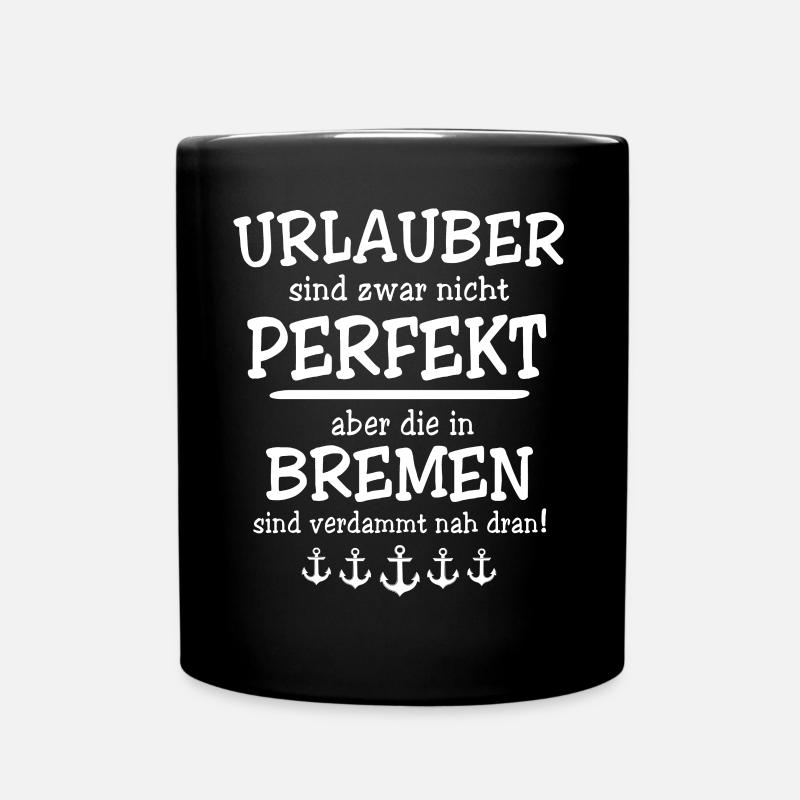 Bremen - Tasse einfarbig - Schwarz