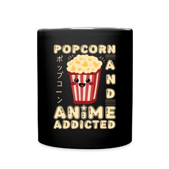 Cute Japanese Manga Women Girls Gift Otaku Kawaii - Tasse einfarbig - Schwarz - Vorne