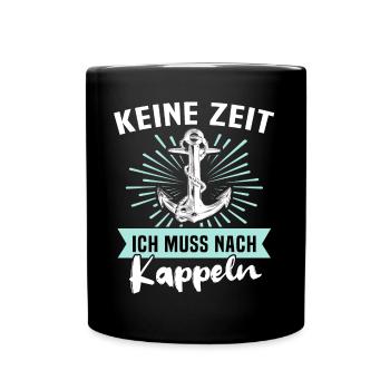 Kappeln Kappelner - Tasse einfarbig - Schwarz - Vorne