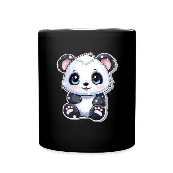 Very Cute Baby Panda Bear - Tasse einfarbig - Schwarz - Vorne