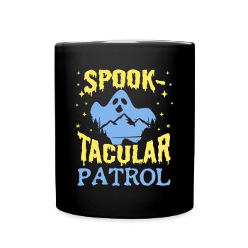 Paranormal Ghost Hunter Spook-Tacular patrouille cadeau - Mug uni - noir - Devant