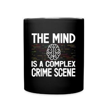 The Mind Complex Scene Professional Forensic Gift - Full Colour Mug - black - Front