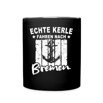Bremen Bremer - Tasse einfarbig - Schwarz - Vorne