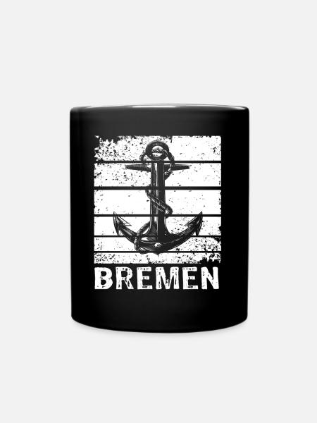 Bremen Bremer - Tasse einfarbig - Schwarz