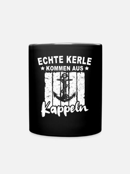 Kappeln Kappelner - Tasse einfarbig - Schwarz