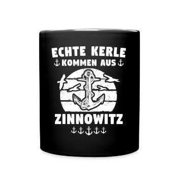 Zinnowitz - Tasse einfarbig - Schwarz - Vorne